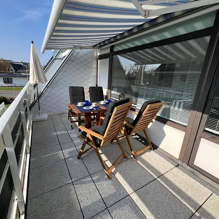 Krabbe-backbord Terrassenhaus Busum